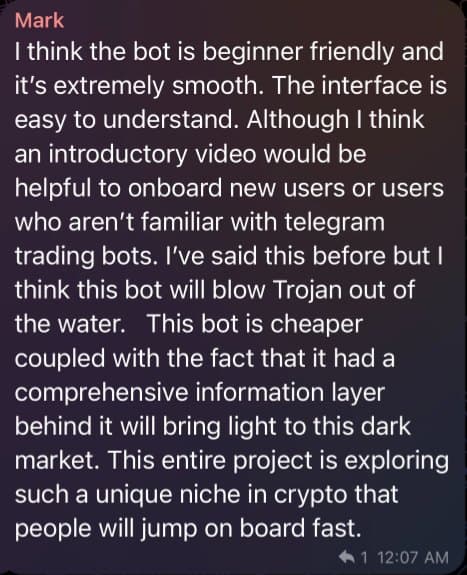 Community message