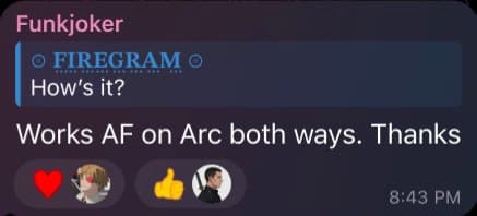 Community message