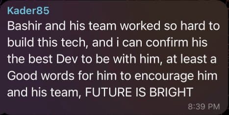 Community message